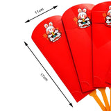 Maxbell Chinese Red Envelopes Hong Bao Red Packet for Birthday New Year Party 10 card slots