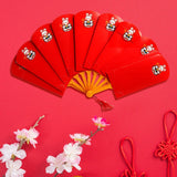 Maxbell Chinese Red Envelopes Hong Bao Red Packet for Birthday New Year Party 10 card slots