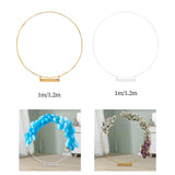 Maxbell Circle Balloon Arch baby Shower Decoration Graduation Decoration Aureate 1m