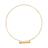 Maxbell Circle Balloon Arch baby Shower Decoration Graduation Decoration Aureate 1m