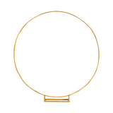 Maxbell Circle Balloon Arch baby Shower Decoration Graduation Decoration Aureate 1m