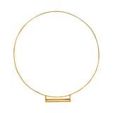 Maxbell Circle Balloon Arch baby Shower Decoration Graduation Decoration Aureate 1m