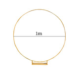 Maxbell Circle Balloon Arch baby Shower Decoration Graduation Decoration Aureate 1m