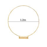 Maxbell Circle Balloon Arch baby Shower Decoration Graduation Decoration Aureate 1.2m