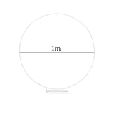 Maxbell Circle Balloon Arch baby Shower Decoration Graduation Decoration White 1m