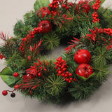 Maxbell Christmas Wreath Hanging Ornament Garland Decorative for Indoor Windows Yard