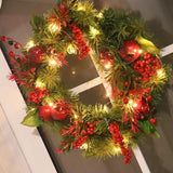 Maxbell Christmas Wreath Hanging Ornament Garland Decorative for Indoor Windows Yard