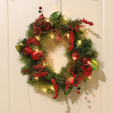 Maxbell Christmas Wreath Hanging Ornament Garland Decorative for Indoor Windows Yard