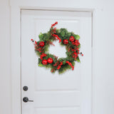 Maxbell Christmas Wreath Hanging Ornament Garland Decorative for Indoor Windows Yard