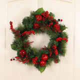 Maxbell Christmas Wreath Hanging Ornament Garland Decorative for Indoor Windows Yard