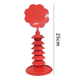 Maxbell Lollipop Holder Multi Layer Round Hole for Birthday Christmas Halloween Red