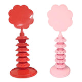 Maxbell Lollipop Holder Multi Layer Round Hole for Birthday Christmas Halloween Red