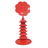 Maxbell Lollipop Holder Multi Layer Round Hole for Birthday Christmas Halloween Red