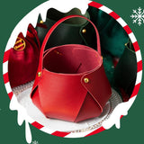Maxbell Candy Bag Santa Velvet Gift Bags for Holiday christmas Tree Red