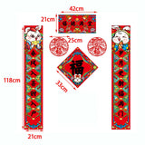 Maxbell Spring Festival Porch Sign Window Sticker for Spring Shopping Malls Decor Style A