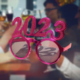 Maxbell New Year Photo Glasses Decorations Photo Prop for Adults Kids Celebration Rose