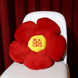 Maxbell Throw Pillow Wedding Supplies Flower Shape Floor Pillow for Wedding Bride Style B Pillow