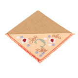 Maxbell Flower Letter Embroidery Bookmark Book Marker Clip Page Stitched Corner C Spring