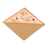 Maxbell Flower Letter Embroidery Bookmark Book Marker Clip Page Stitched Corner C Spring