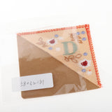Maxbell Flower Letter Embroidery Bookmark Book Marker Clip Page Stitched Corner Spring D