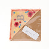 Maxbell Flower Letter Embroidery Bookmark Book Marker Clip Page Stitched Corner Autumn B