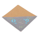 Maxbell Flower Letter Embroidery Bookmark Book Marker Clip Page Stitched Corner Winter A