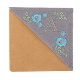 Maxbell Flower Letter Embroidery Bookmark Book Marker Clip Page Stitched Corner Winter A