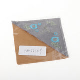 Maxbell Flower Letter Embroidery Bookmark Book Marker Clip Page Stitched Corner Winter A