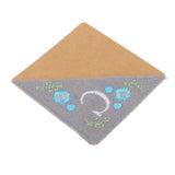 Maxbell Flower Letter Embroidery Bookmark Book Marker Clip Page Stitched Corner Winter C