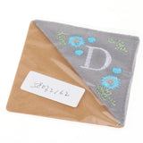 Maxbell Flower Letter Embroidery Bookmark Book Marker Clip Page Stitched Corner Winter D