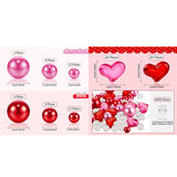 Maxbell DIY Vase Filler Decoration Ornament for Birthday Floating Candles Home