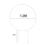 Maxbell Wedding Arch Frame Balloon Arch Kit Stand Heavy Duty for Ceremony Wedding White 1.2m 4 Pipe