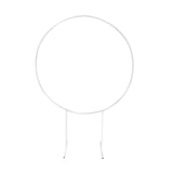 Maxbell Wedding Arch Frame Balloon Arch Kit Stand Heavy Duty for Ceremony Wedding White 1.2m 4 Pipe