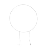 Maxbell Wedding Arch Frame Balloon Arch Kit Stand Heavy Duty for Ceremony Wedding White 1.2m 4 Pipe