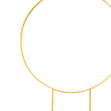 Maxbell Wedding Arch Frame Balloon Arch Kit Stand Heavy Duty for Ceremony Wedding Aureate 1m 6 Pipes