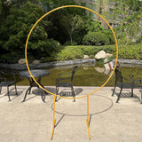 Maxbell Wedding Arch Frame Balloon Arch Kit Stand Heavy Duty for Ceremony Wedding Aureate 1m 6 Pipes