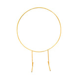 Maxbell Wedding Arch Frame Balloon Arch Kit Stand Heavy Duty for Ceremony Wedding Aureate 1m 6 Pipes