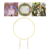 Maxbell Wedding Arch Frame Balloon Arch Kit Stand Heavy Duty for Ceremony Wedding Aureate 1m 6 Pipes
