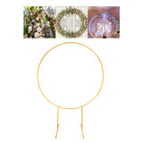 Maxbell Wedding Arch Frame Balloon Arch Kit Stand Heavy Duty for Ceremony Wedding Aureate 1m 6 Pipes