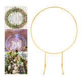 Maxbell Wedding Arch Frame Balloon Arch Kit Stand Heavy Duty for Ceremony Wedding Aureate 1m 6 Pipes