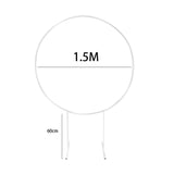Maxbell Wedding Arch Frame Balloon Arch Kit Stand Heavy Duty for Ceremony Wedding White 1.5m 9 Pipe
