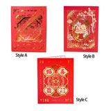 Maxbell Spring Festival Card 3D Hollowed Pop up Card Size 15x20cm Gift for Kids Style A