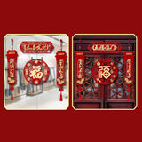 Maxbell Chinese Spring Couplet Art Fu Character Window Decor for Entrance Decor A