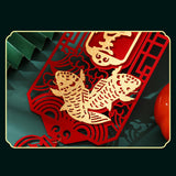 Maxbell Chinese Spring Couplet Art Fu Character Window Decor for Entrance Decor A