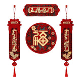 Maxbell Chinese Spring Couplet Art Fu Character Window Decor for Entrance Decor G