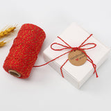 Maxbell 100 Meter/Roll Macrame Cord Rope Packing String for Wedding Cooking Bohemia White