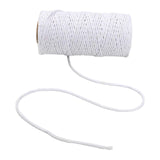 Maxbell 100 Meter/Roll Macrame Cord Rope Packing String for Wedding Cooking Bohemia White