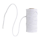 Maxbell 100 Meter/Roll Macrame Cord Rope Packing String for Wedding Cooking Bohemia White