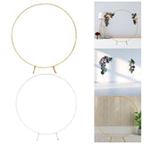 Maxbell Wedding Arch Circle Backdrop Stand Frame for Holiday Wedding Decorative Aureate