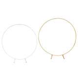 Maxbell Wedding Arch Circle Backdrop Stand Frame for Holiday Wedding Decorative Aureate